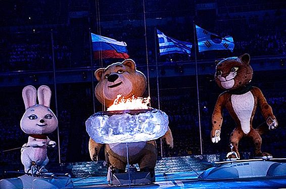 ソチでのXXIIオリンピックの閉会式