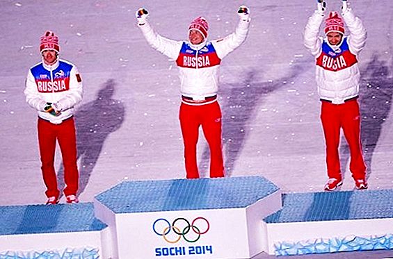 Russiske skiløbere vinder 50 km olympisk maraton